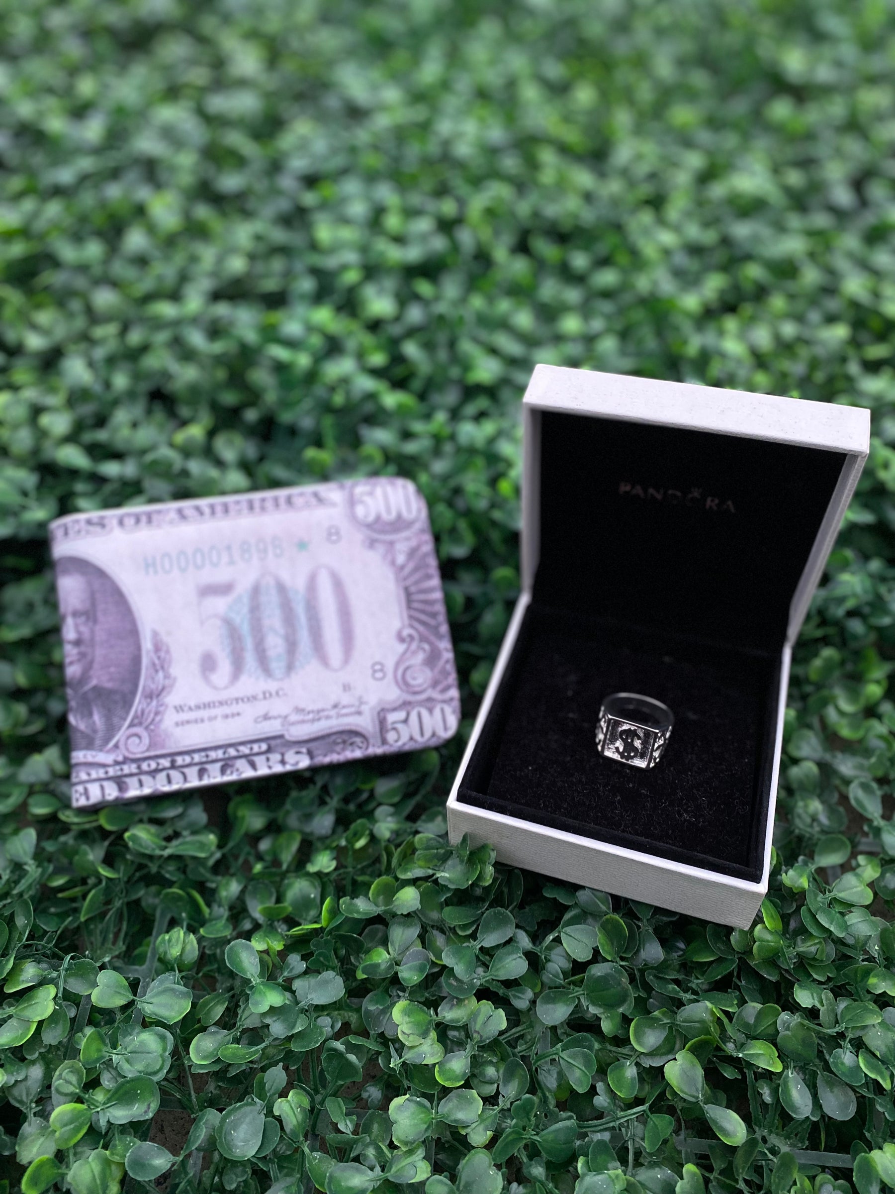 Conjunto Cifrão / Carteira Dollars e Dedeira