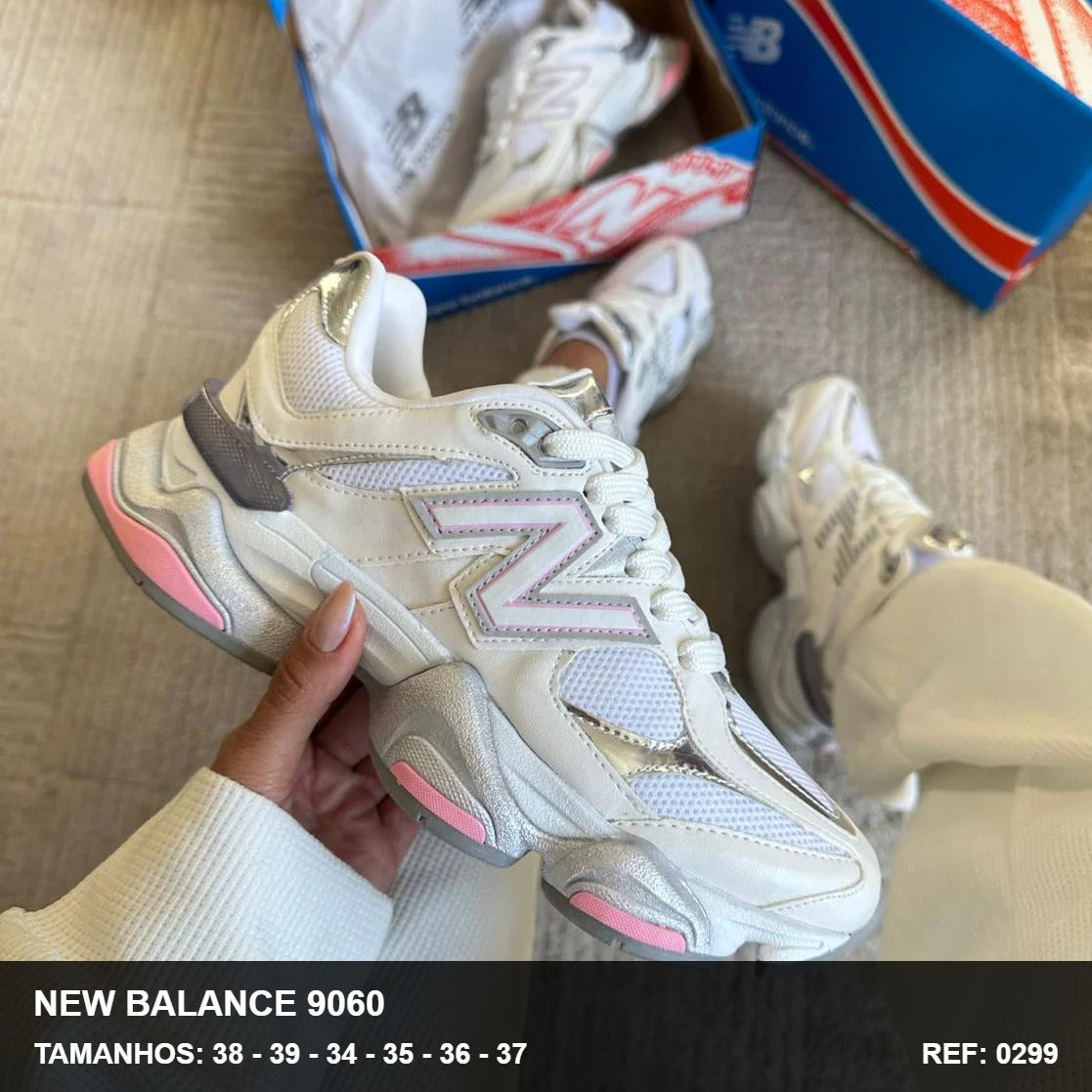 TENIS NEW BALANCE 9060 - BRANCO ROSA