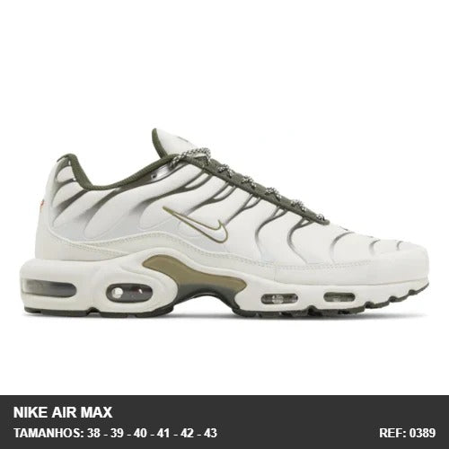 TENIS NIKE AIR MAX PLUS TN - BRANCO VERDE MILITAR