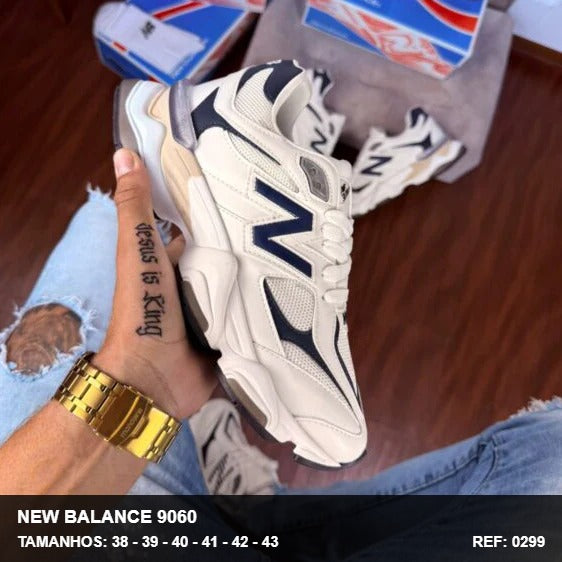 TENIS NEW BALANCE 9060 - BRANCO AZUL