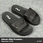Chinelo Slide Fila - Todo Preto 02