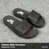 Chinelo Slide Nike SB - Preto detalhe Branco Minimalista 67