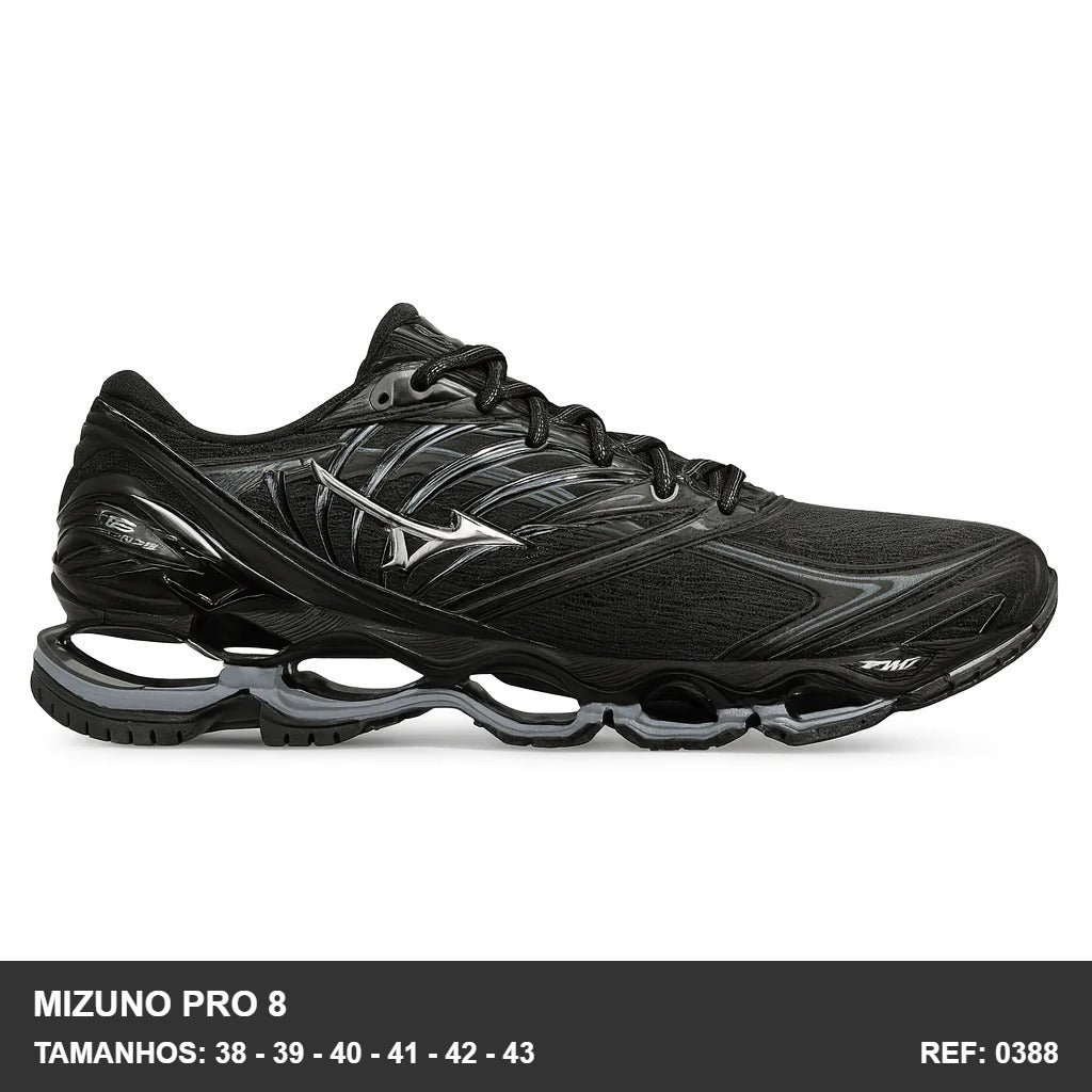 TENIS MIZUNO PRO 8 - PRETO CINZA