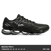 TENIS MIZUNO PRO 8 - PRETO CINZA
