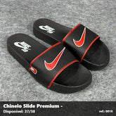 Chinelo Slide Nike SB - Preto Vermelho 13