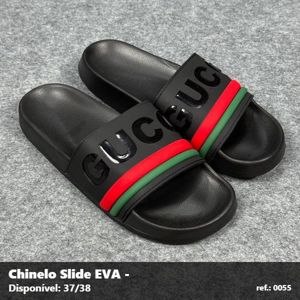Chinelo Slide Gucci - Preto 03