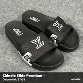 Chinelo Slide Louis Vuitton - Griff Preto 11