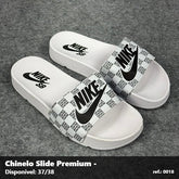 Chinelo Slide Nike SB Just do It - Branco 50
