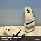 Chinelo Slide Nike SB - Bege Preto 15
