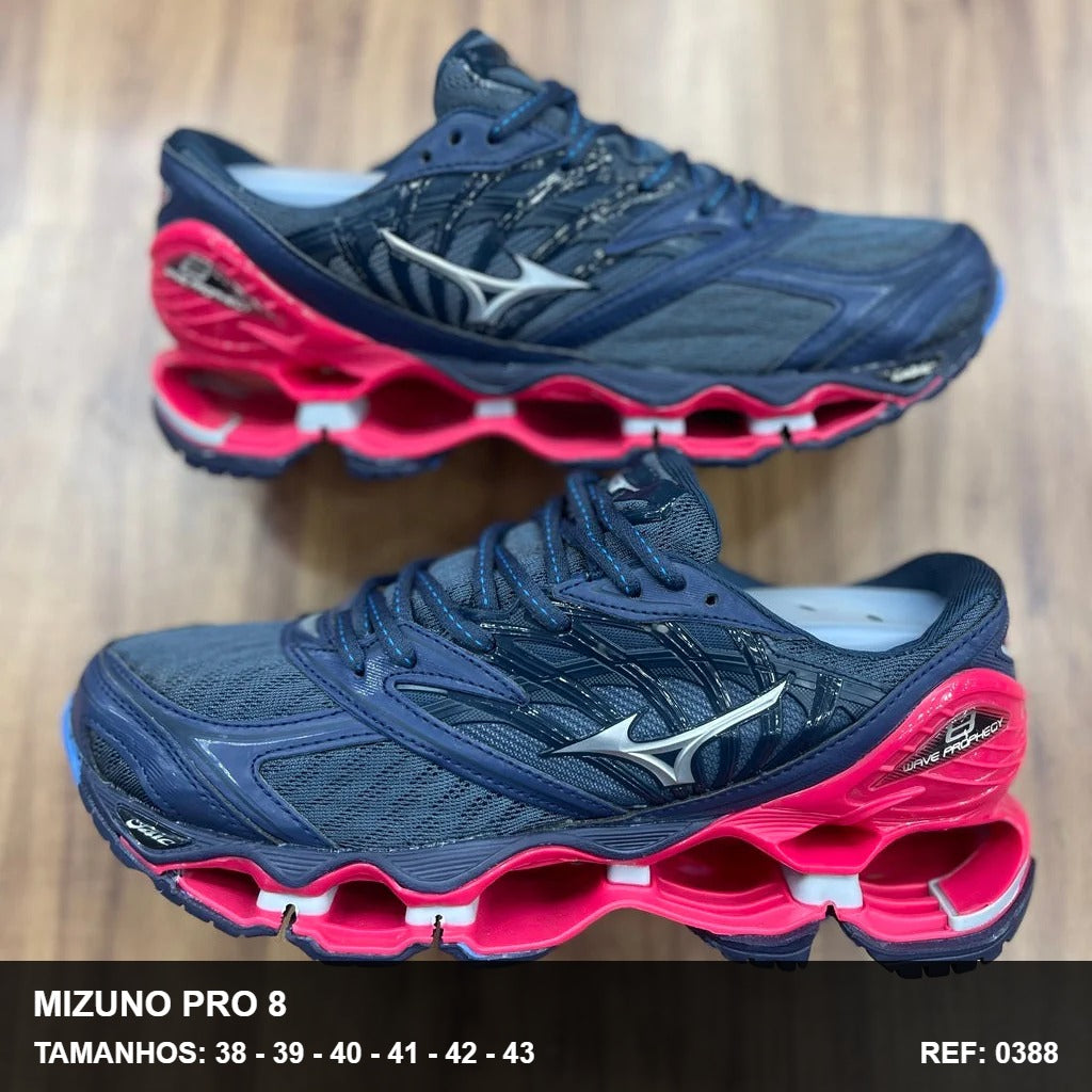 TENIS MIZUNO PRO 8 - AZUL ROSA