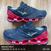 TENIS MIZUNO PRO 8 - AZUL ROSA