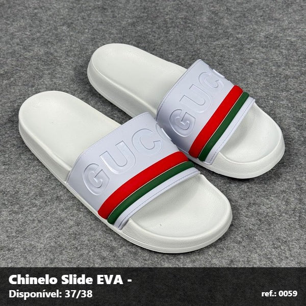 Chinelo Slide Gucci - Branco 02