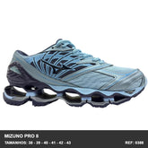 TENIS MIZUNO PRO 8 - AZUL BEBE