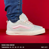 TENIS VANS KNU - BEGE ROSA