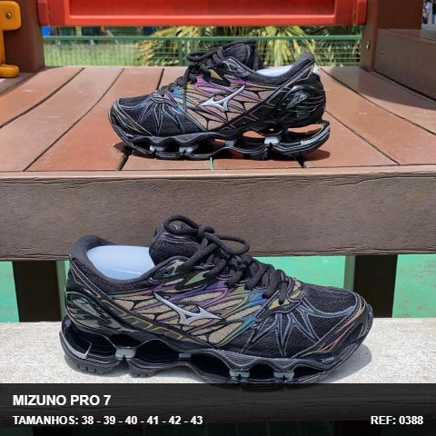 TENIS MIZUNO PRO 7 - PRETO CAMALEÃO