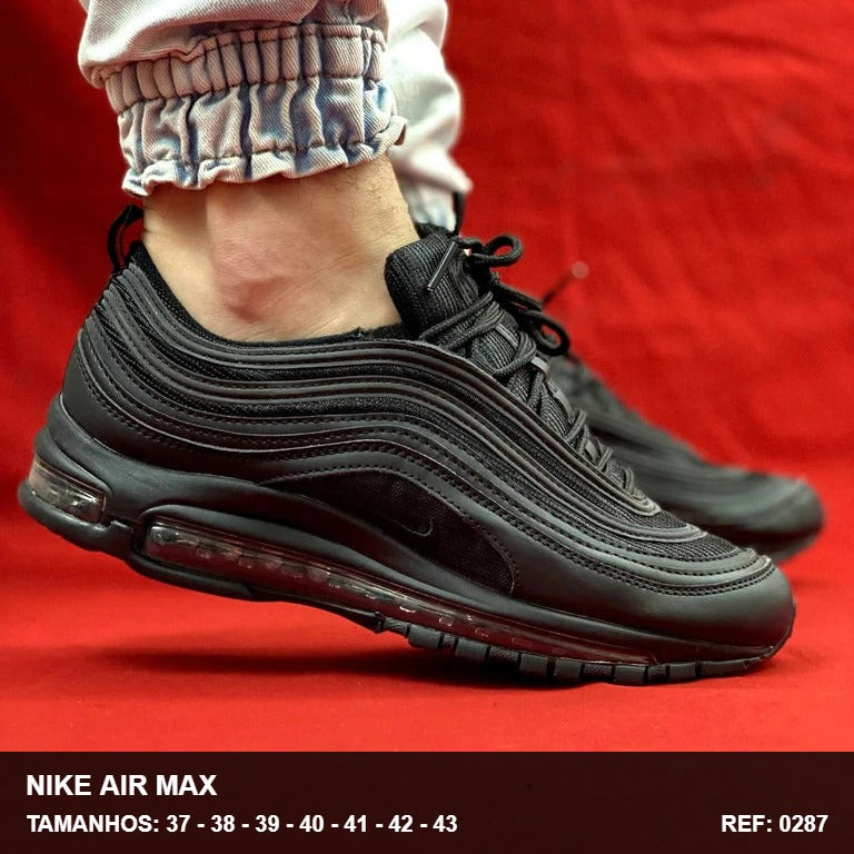 TENIS AIR MAX 97 PLUS - PRETO REFLETIVO IMPORTADO