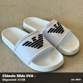 Chinelo Slide EA7 EVA - Branco 04