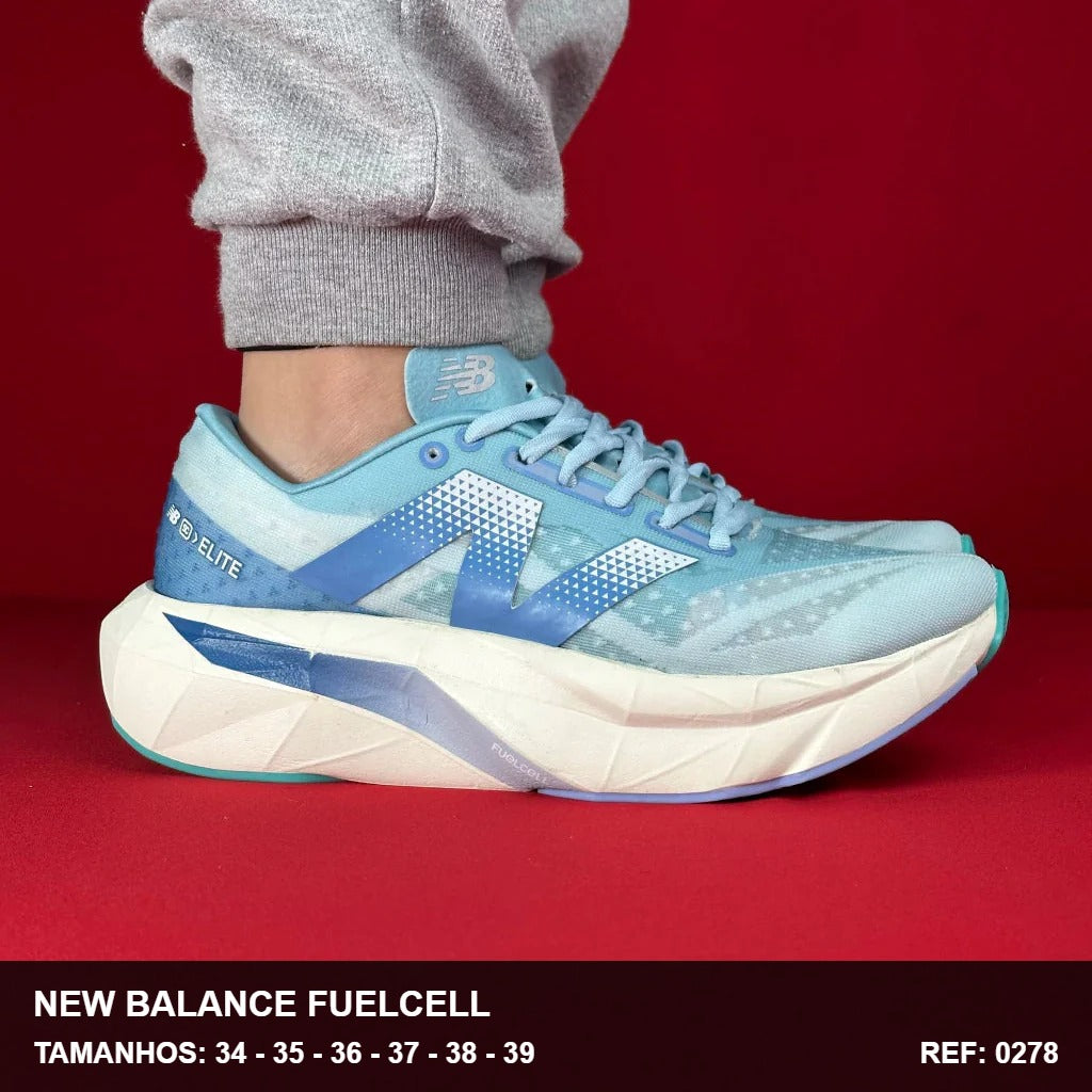 TENIS NEW BALANCE FUELCELL - AZUL BRANCO