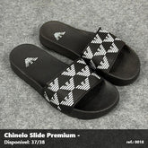 Chinelo Slide EA7 - Preto Branco 08