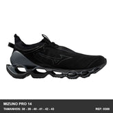 TENIS MIZUNO PRO 14 - PRETO CINZA