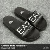 Chinelo Slide EA7 - Preto Branco 09