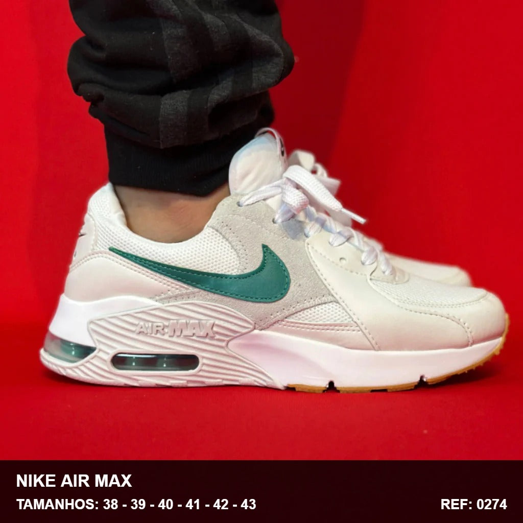 TENIS NIKE AIR MAX 90 EXCEE - BRANCO VERDE