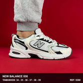 TENIS NEW BALANCE 530 - BRANCO PRETO