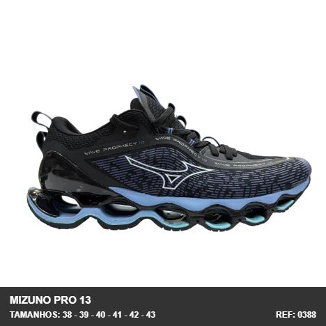 TENIS MIZUNO PRO 13 - PRETO AZUL