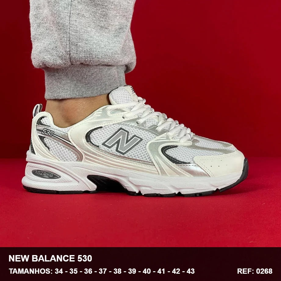 TENIS NEW BALANCE 530 - BRANCO PRATA
