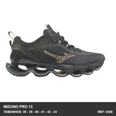 TENIS MIZUNO PRO 13 - PRETO DOURADO