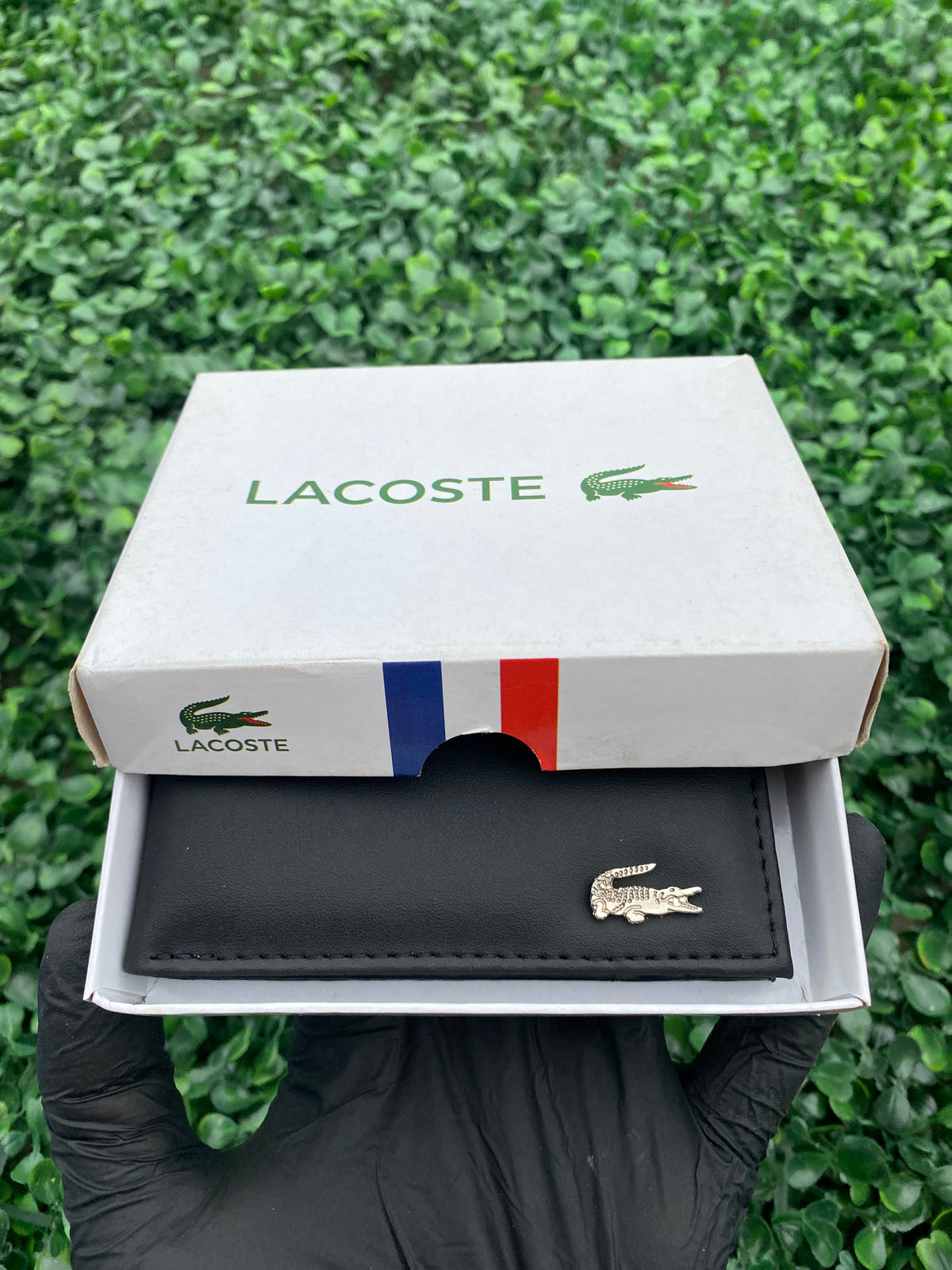 Conjunto Lacoste / Boné (BLUE) e Carteira