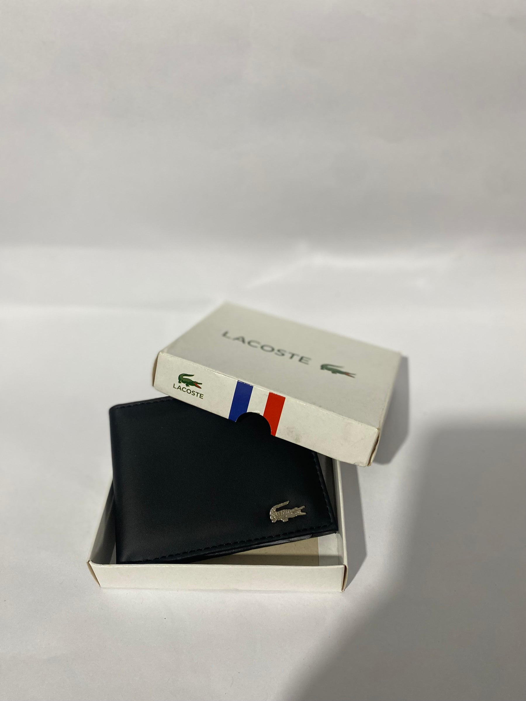 Porta Cartão em Couro Lacoste