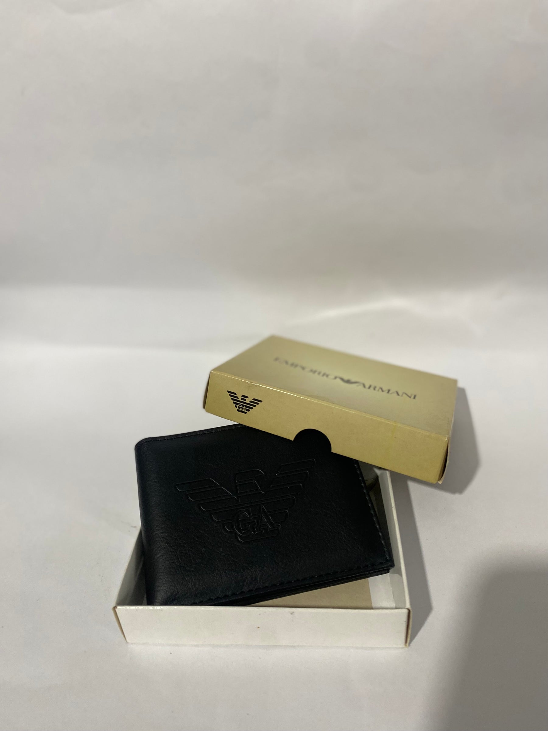 Porta Cartão de Couro Emporio Armani