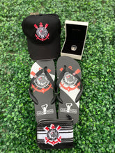 Conjunto Corinthians | Boné / Chinelo / Carteira / Dedeira