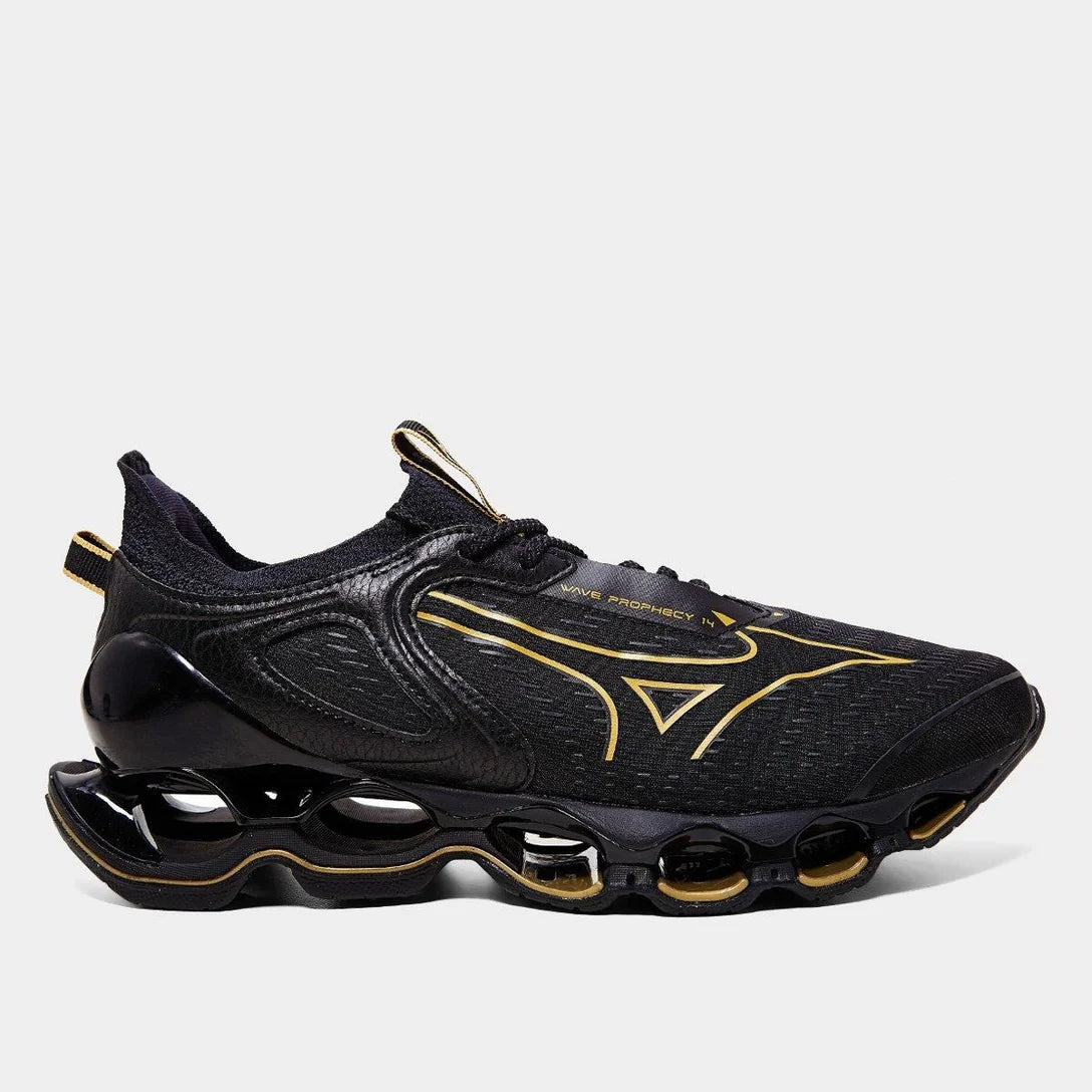 TENIS MIZUNO PRO 14 - PRETO DOURADO