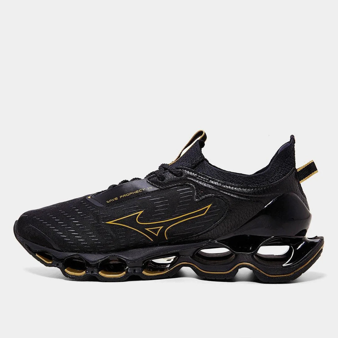 TENIS MIZUNO PRO 14 - PRETO DOURADO