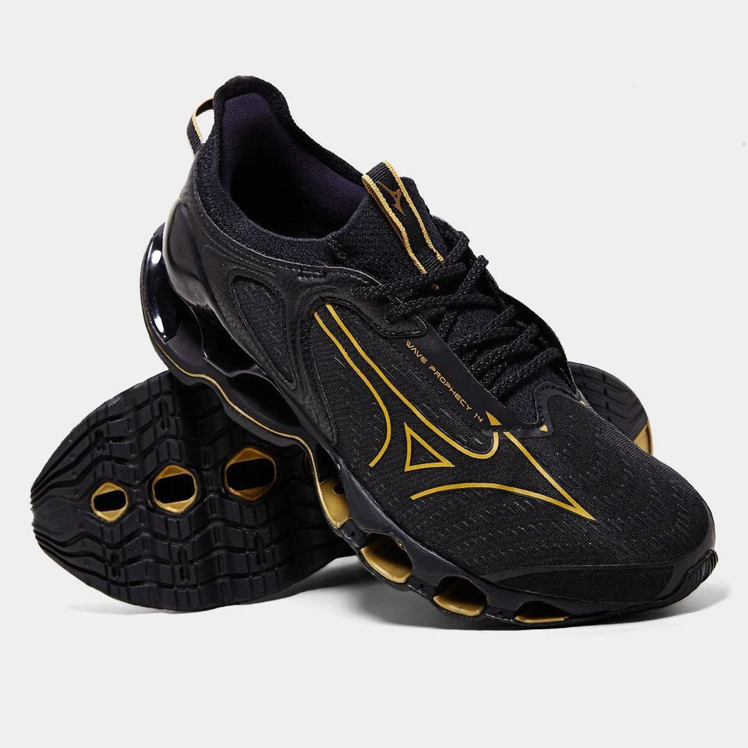 TENIS MIZUNO PRO 14 - PRETO DOURADO